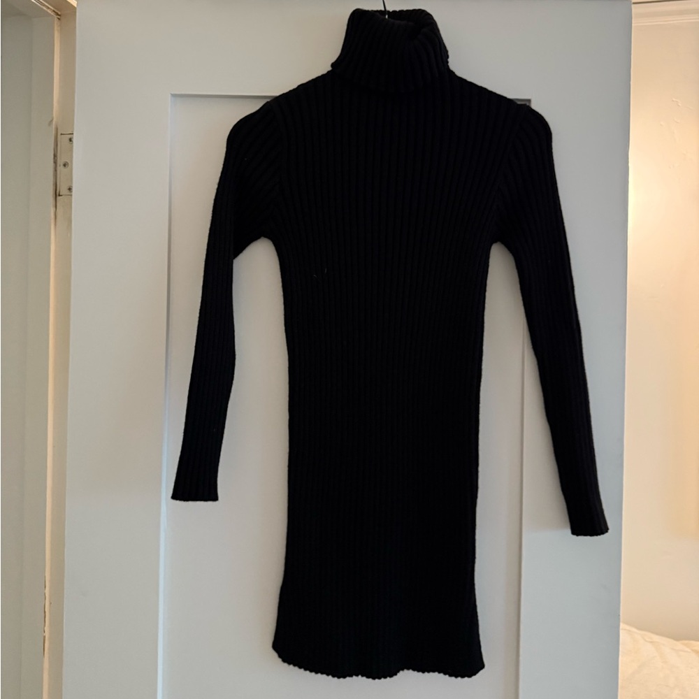 Black Turtleneck Sweater Dress (brand new, tags on)